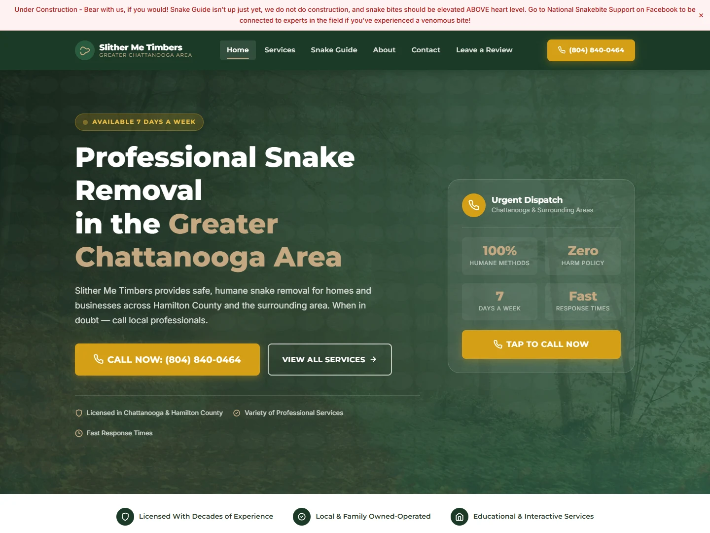Slither Me Timbers website